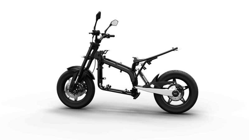 Moto elétrica estilo motocross com motor de 3000w, super leve
